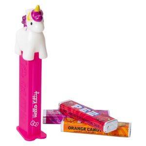 Hello Kitty PEZ Dispenser with 3 Flavors Candy- “Hello Kitty Unicorn”